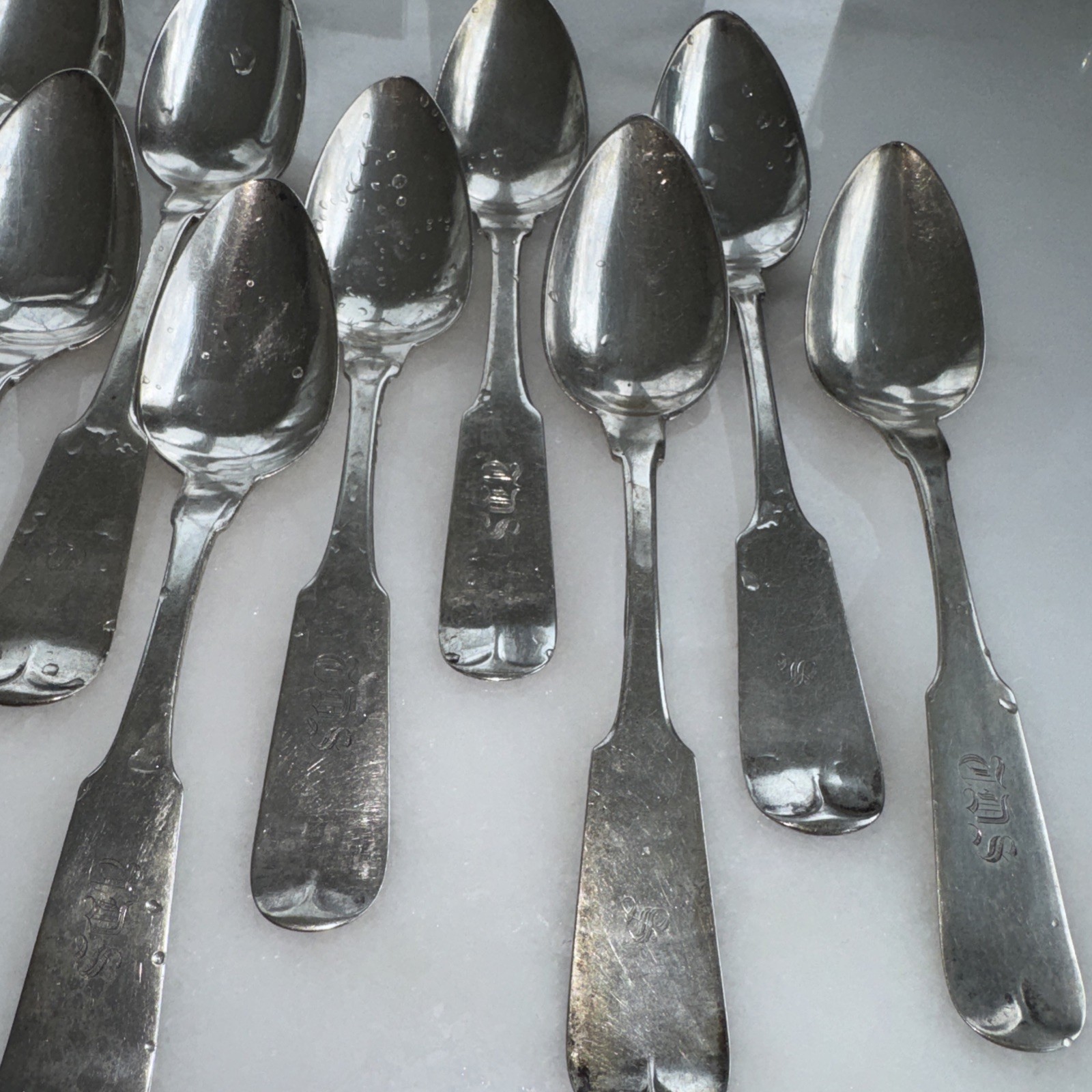 Rare Coin Silver Spoons, Serving Richmond, VA, Mitchell & Tyler Circa 1800"s