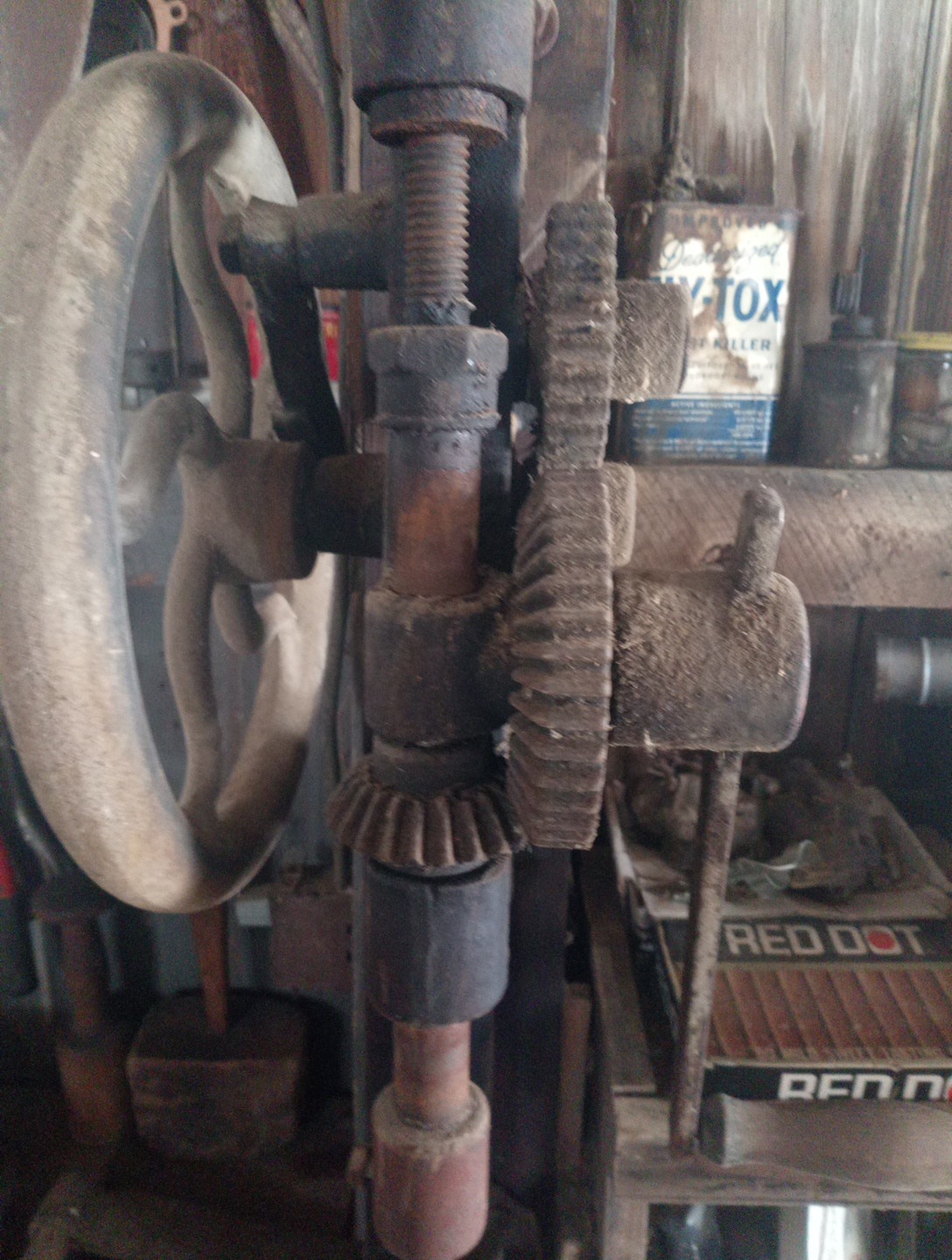 Vintage ACME Blacksmith Post Drill Ready To Work In Your Fabrication Shop