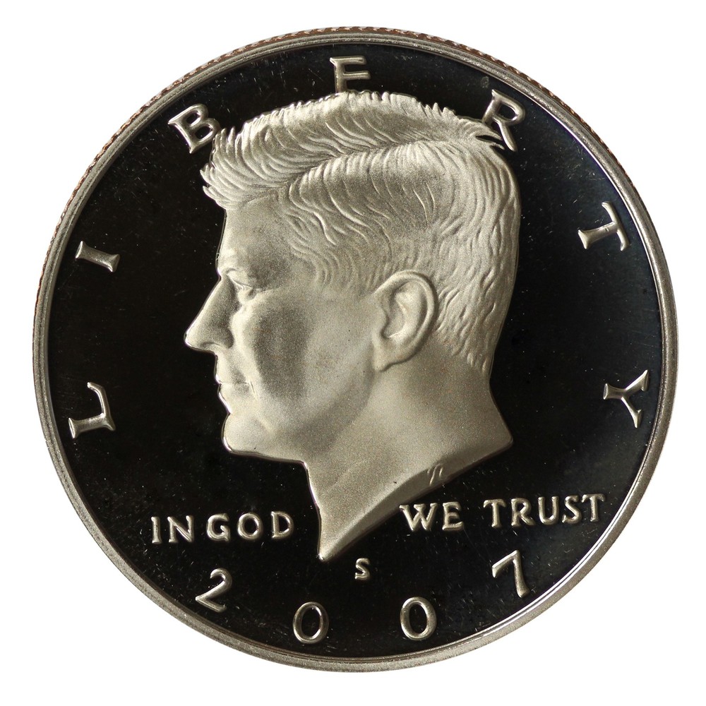 2007 S Kennedy Half Dollar Gem Deep Cameo Proof CN-Clad