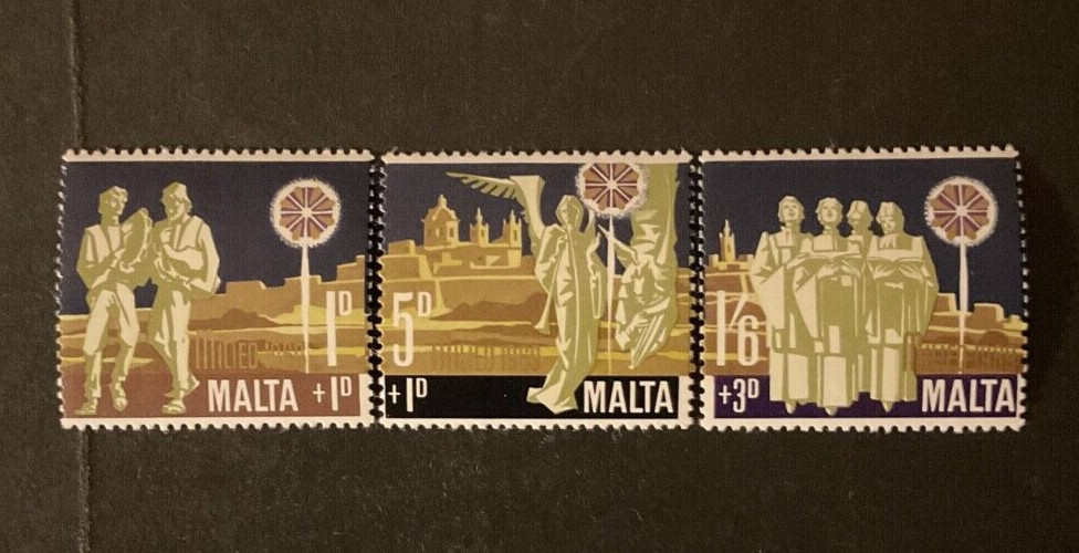 Malta Scott #B1-3 never hinged