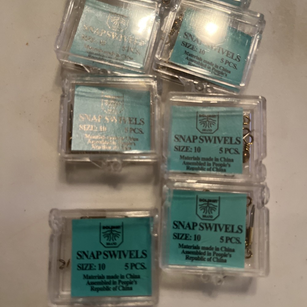 Dolphin Brass Swivel size 10 (12 PacksOf 5)