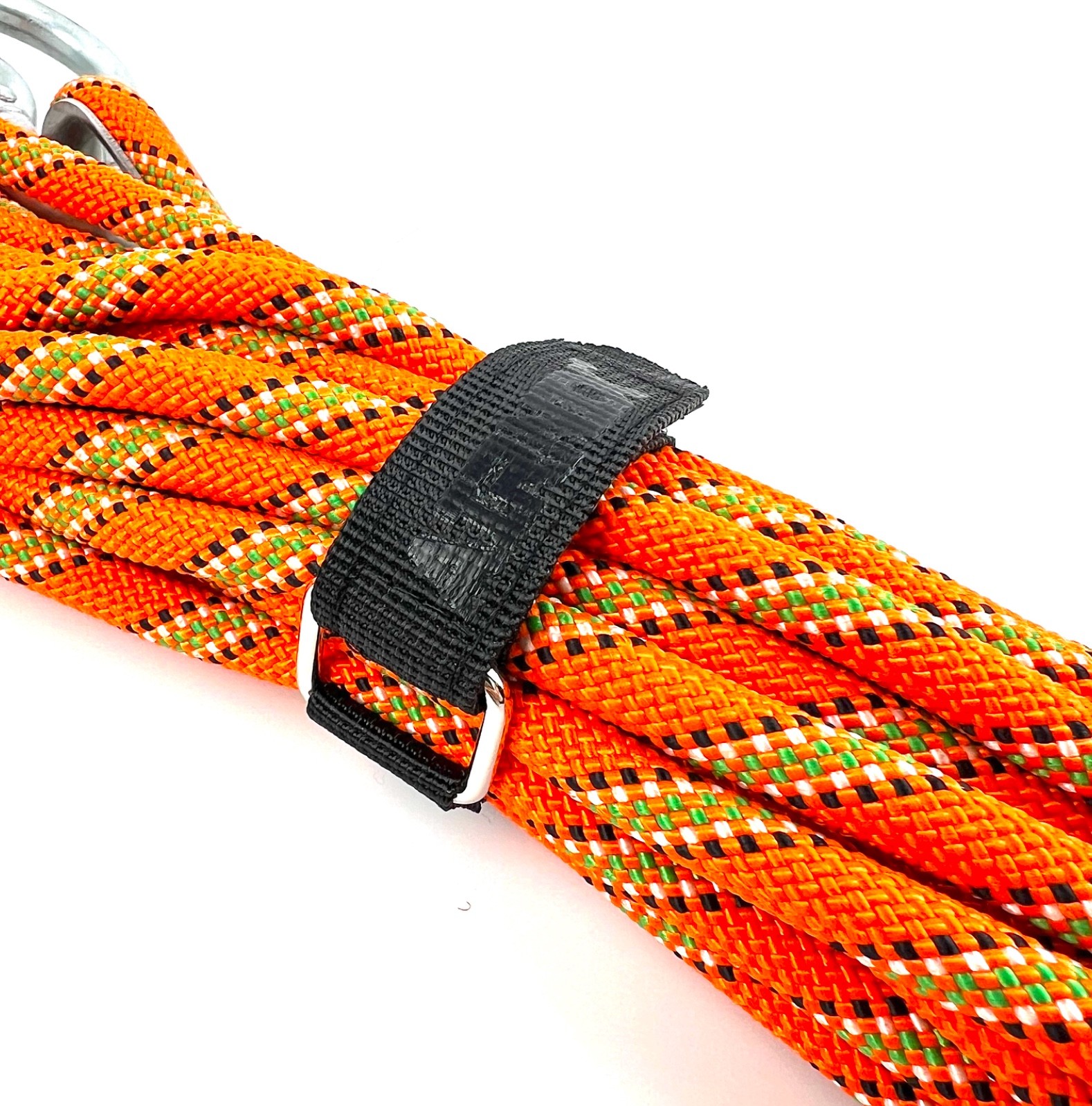 AIRNIX Hook and Loop Reusable Nylon Cinch Straps, Securing Cable Straps, Black