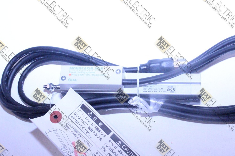 SMC, CEP1B12-50L, Stroke Reading Cylinder with Position Feedback Encoder
