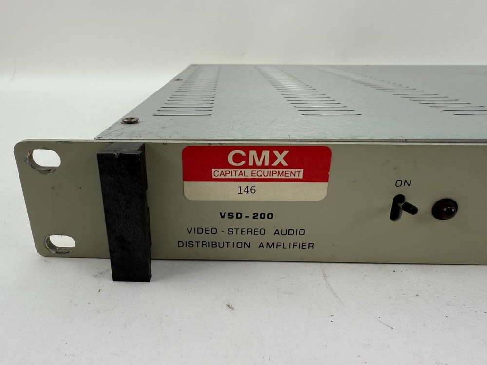 Sigma Electronics CMX VSD-200 Video Stereo Audio Distribution Amplifier