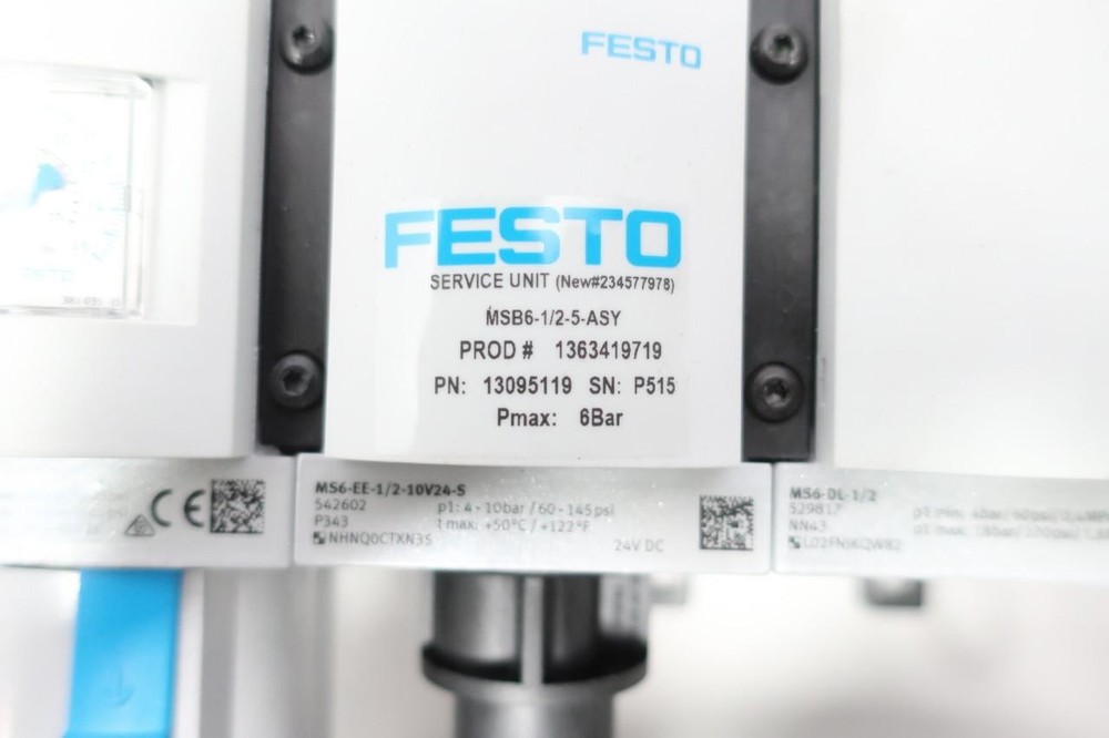 Festo MSB6-1/2-5-ASY Pneumatic Filter-regulator Assembly