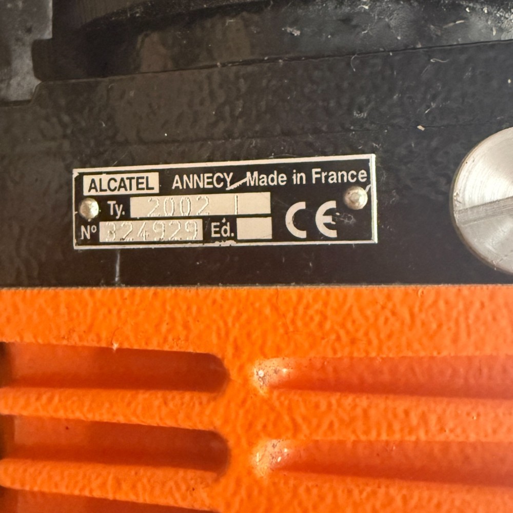 Alcatel Vacuum Pump 2002