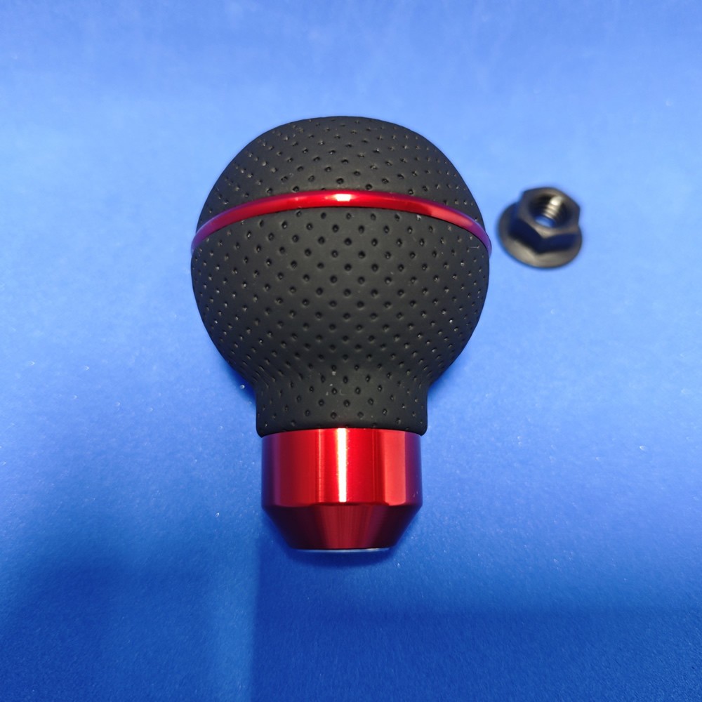 RED SI 6 SPEED JDM LEATHER SHIFT GEAR KNOB for CIVIC MKX MK9 MK11 ACCORD TYPE R