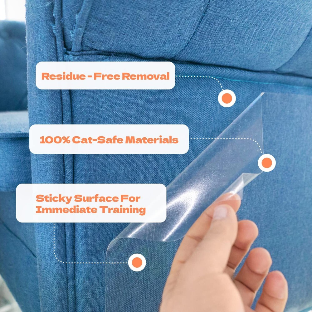 Invisible Couch Protector Sheets 10 Extra Large Clear Durable Customizable