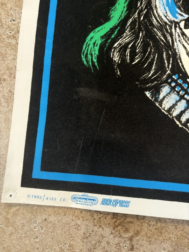 Kiss blacklight posters