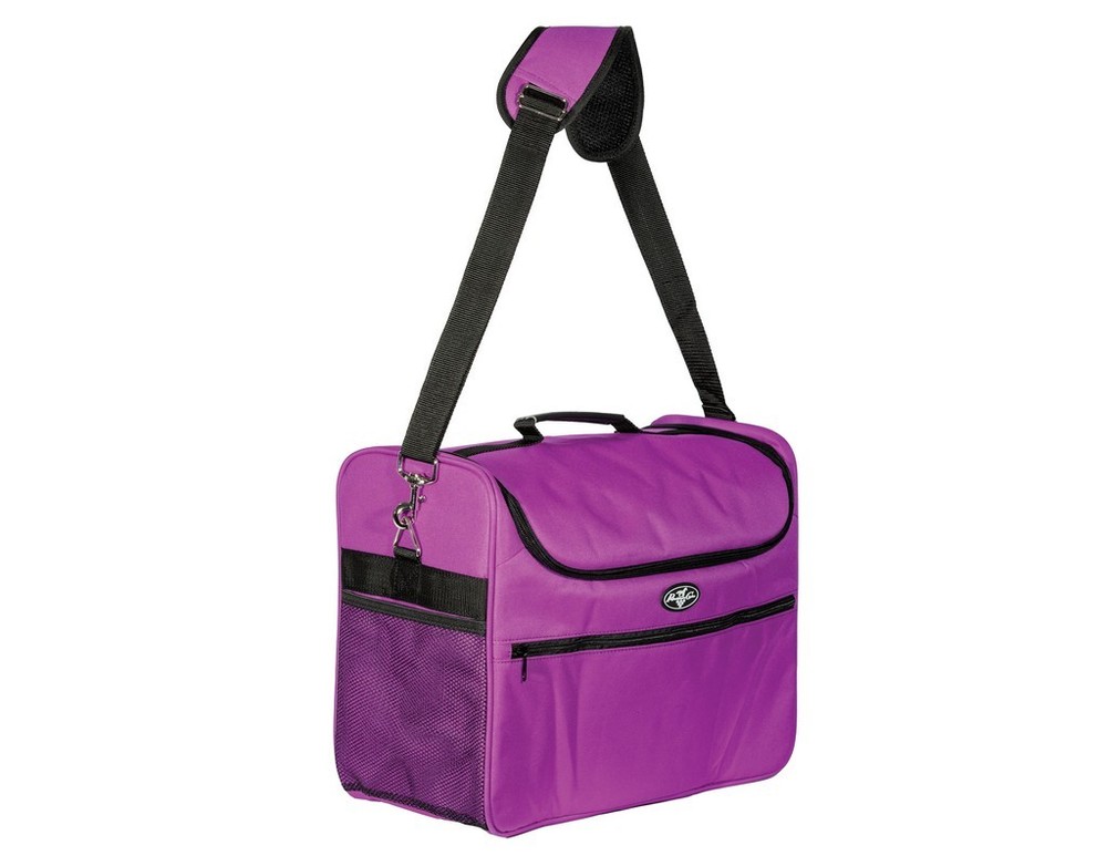 Professionals Choice Bag Cubby Organizer Zip Strap Purple CCO