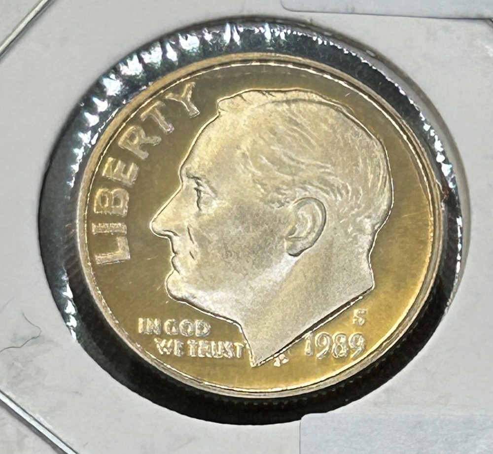 1989 S ROOSEVELT DIME PROOF