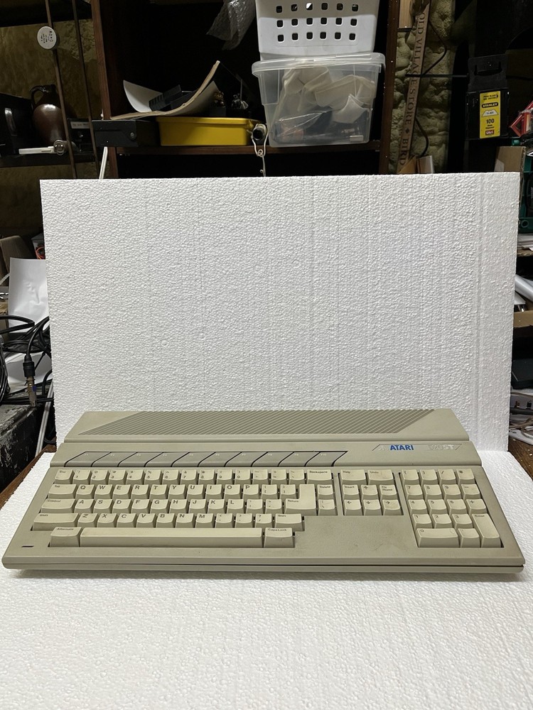 Atari 520ST STM Computer w/ Power Supply - Tested & Working!