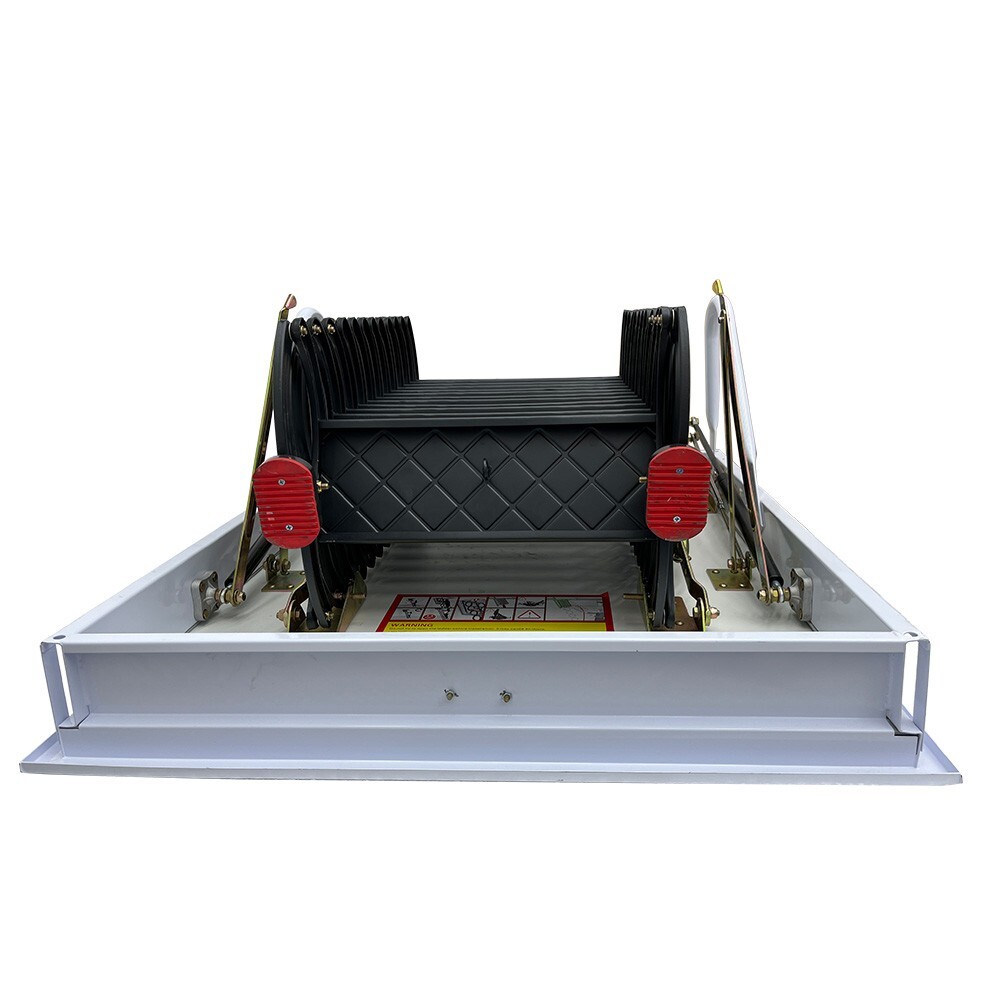 Pull-down Ceiling Folding Stairs Retractable Loft Attic Stairs 31.5*35.43inOpen