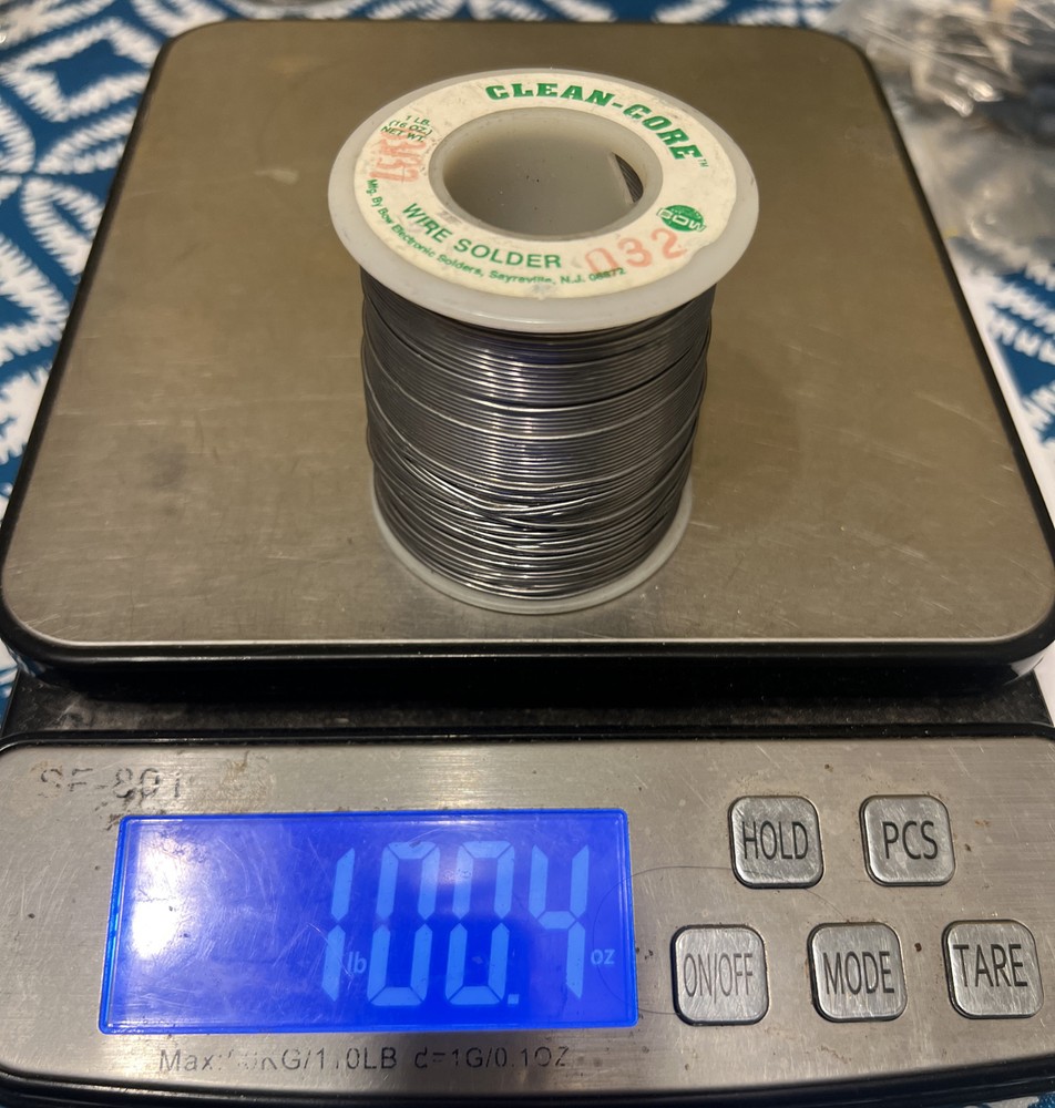 1 Lb Bow 63/37 .032 Clean -Core New Roll