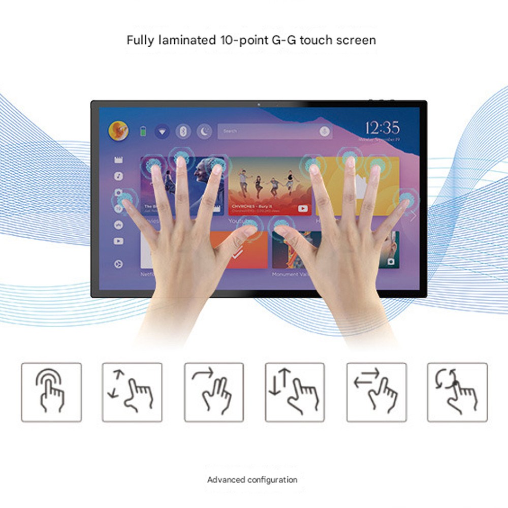 Industrial Large Android Tablet 15.6 Inch Wifi Bluetooth Waterproof Tablets PC