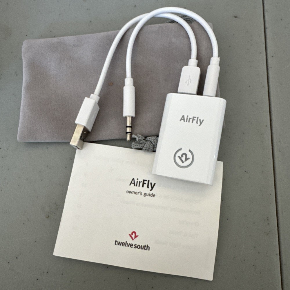 AirFly Bluetooth Wireless Transmitter/Receiver Adapter For Headphones Plane