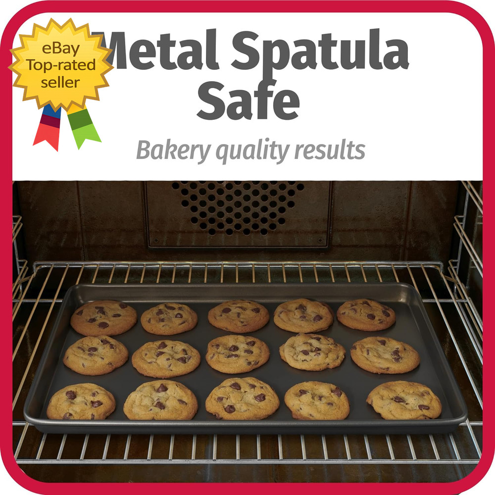 Everyday Nonstick Baking Sheet Set 3 Pack Includes One Small Medium and Large Pa