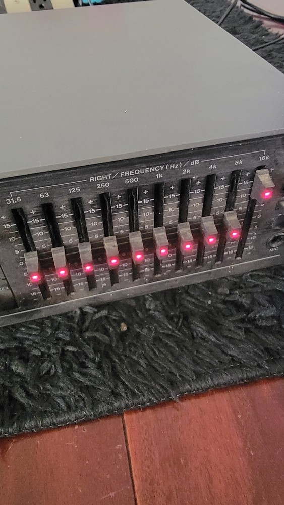 BSR EQ-3000 Stereo Frequency Equalizer - Working Good Vintage