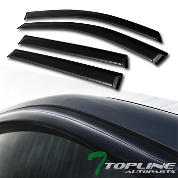 Topline For 2009-2017 Chevy Traverse Sun Rain Guard Vent Shade Window Visors 4pc