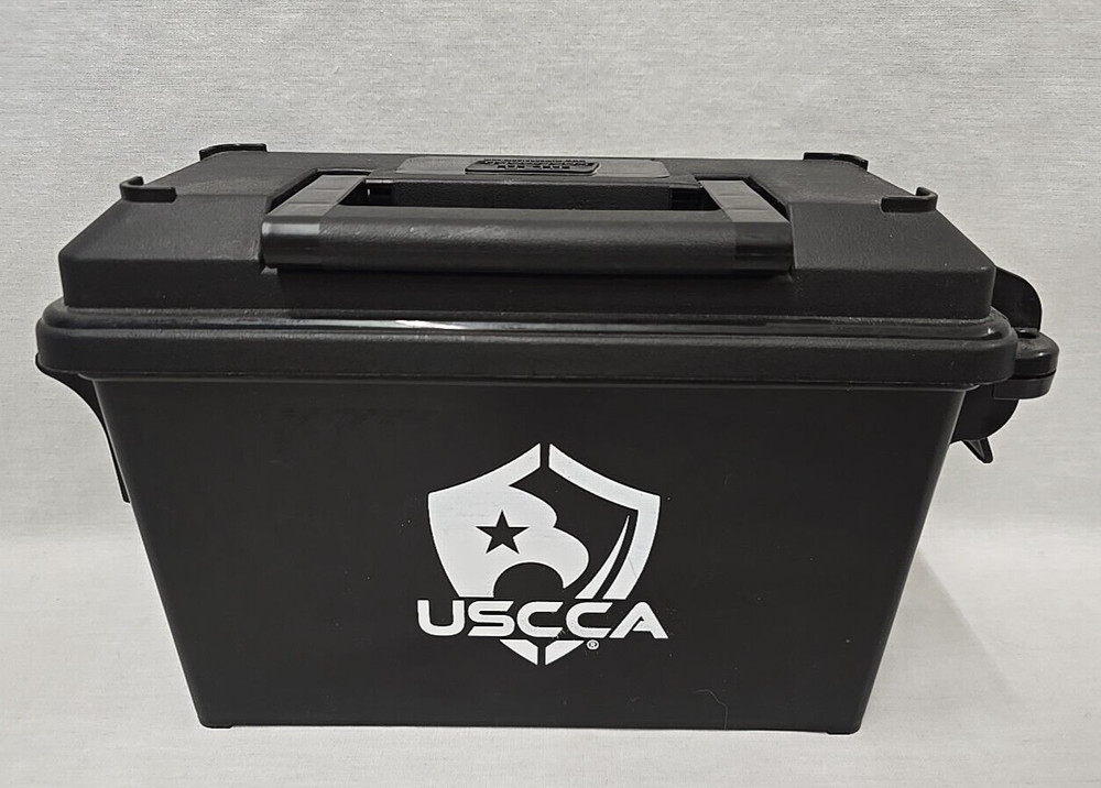 MTM Case-Gard USCCA Ammo Case Gard Plastic Storage Box Black