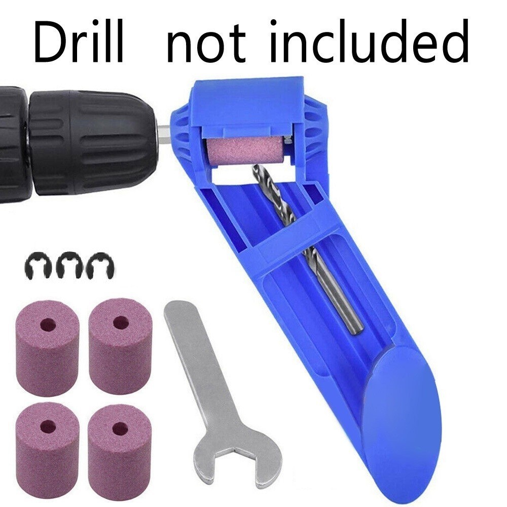UK-Drill Bit Sharpener Sharpening Tool Corundum Resisting Grinding Wheel NEW