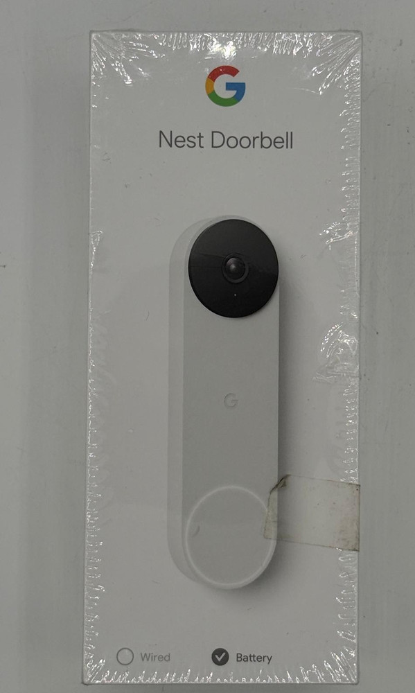 Google Nest Doorbell, Battery - Snow