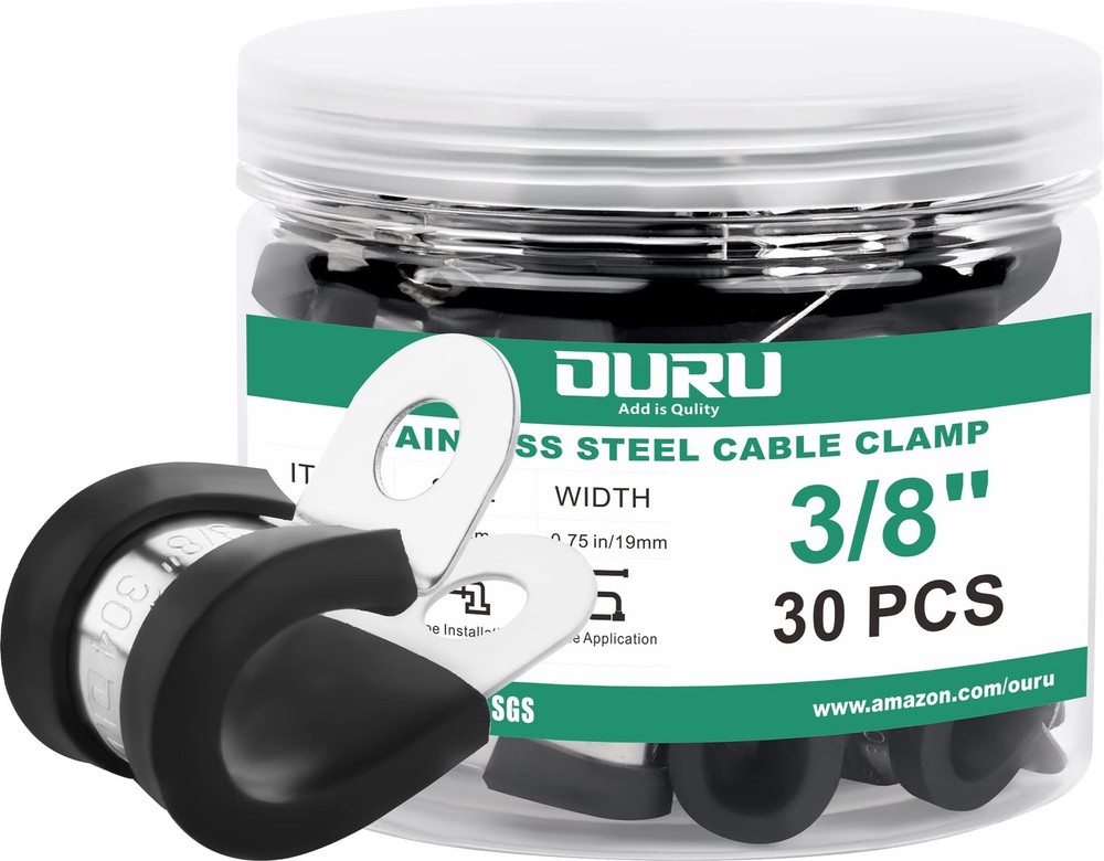 3/8"+1/4"+1/2" Cable Clamps