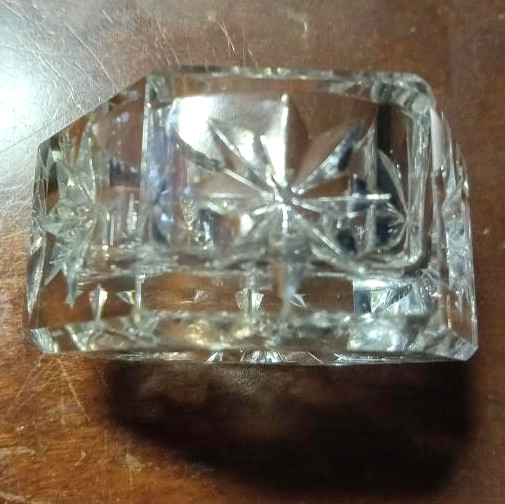 Antique Cut Crystal Open Salt Cellars ( 6 )