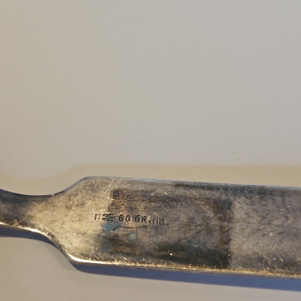 Grimstad Silverplate Souvenir Spoon with Crest Flatware-Place Settings