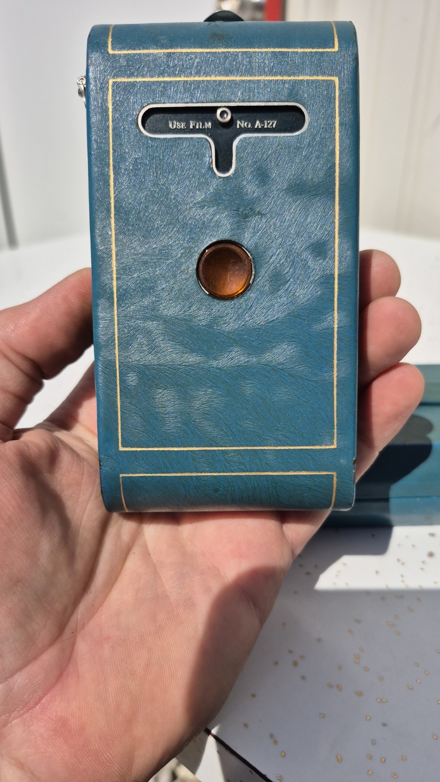 Kodak Eastman Blue Vest Pocket III Folding Bellows Camera