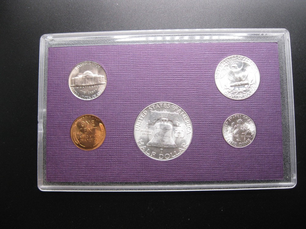 1950 D US Silver Mint Set Brilliant Uncirculated!