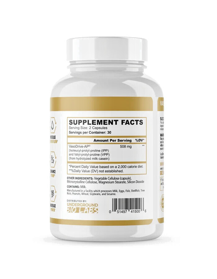 APANDA SUPPLEMENTS - Vasodrive AP 60 Cap.Free Shipping