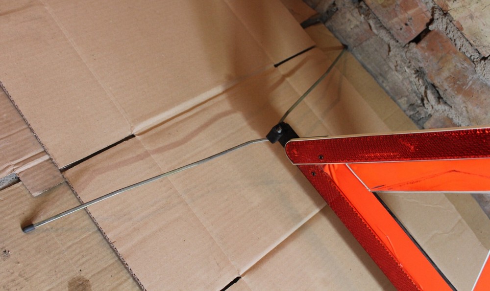 GENUINE ORIGINAL BMW E28 E34 E31 WARNING TRIANGLE TRIMATIC GERMANY GEBRA OEM