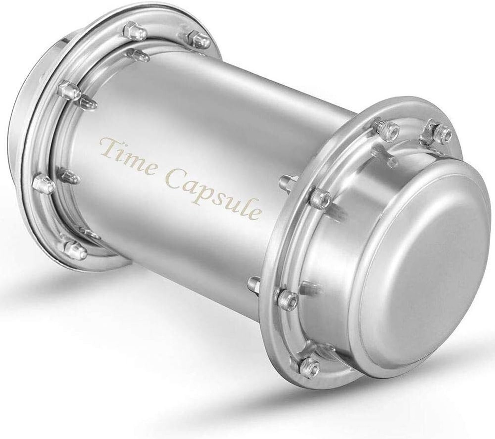 Time Capsule Waterproof Stainless Steel Durable Lock Container Storage Future UK