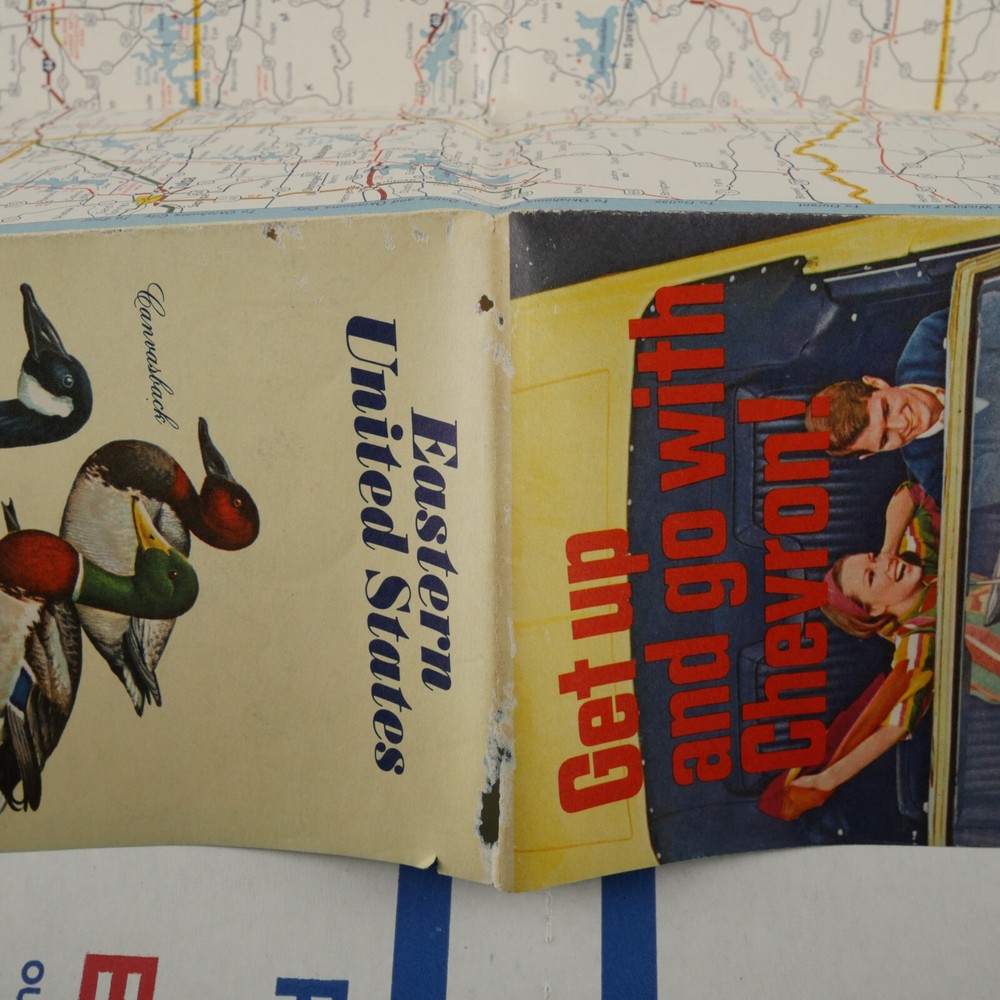 1966 Chevron Eastern United States Map