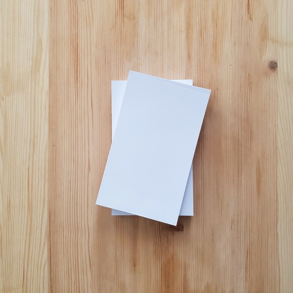 3 x 5 Blank Notepads - 50 sheets per pad (100 pack)