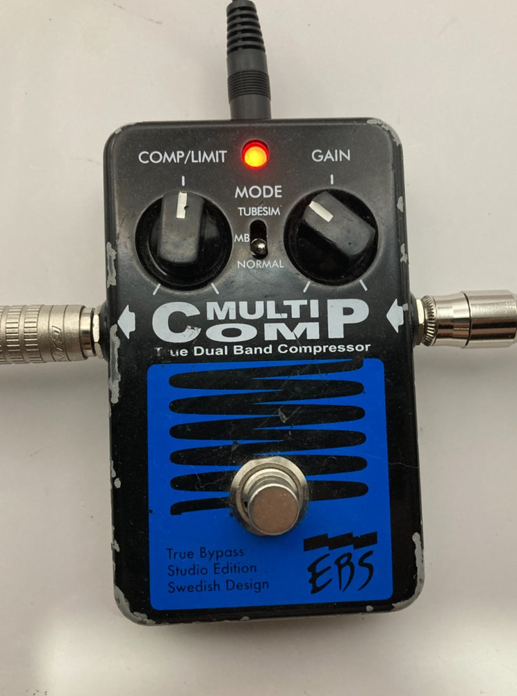 EBS MultiComp Studio Edition Compressor Pedal Tested Working