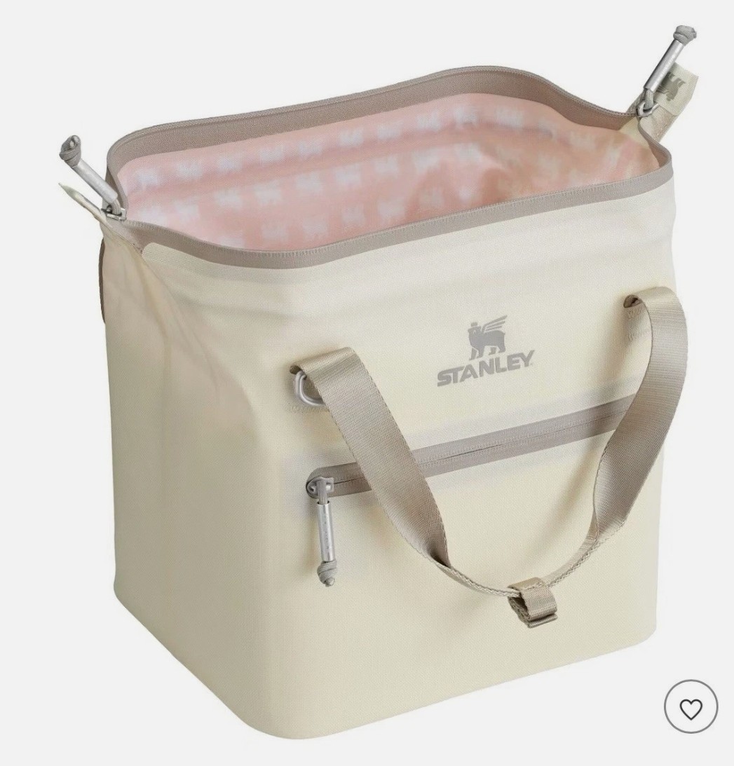 Stanley 10 Cans / 7.4qt All Day Julienne Mini Bag Cooler - Cream color New w Ta