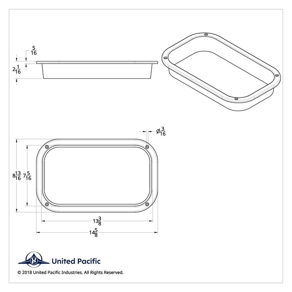 Interior View Window Trim for Freightliner - Chrome