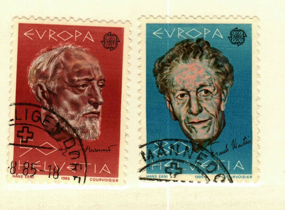 Switzerland #755-6 used