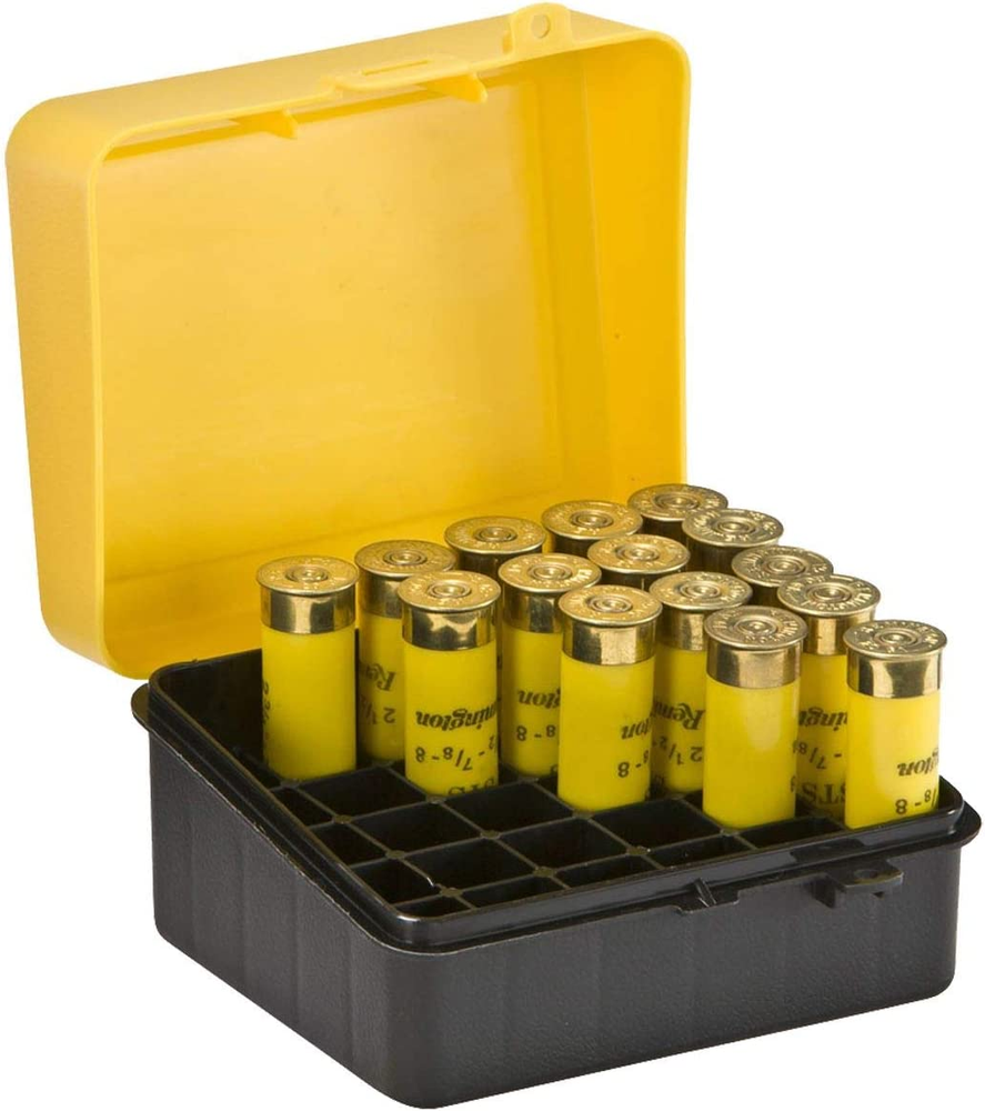 Plano Shot Shell Case | Durable Flip-Lid Plastic Case, 20-Gauge 3" Shells