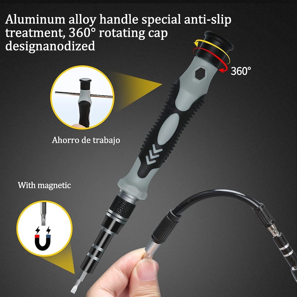 Precision Screwdriver Set 115-in-1 Multi-function Phone Magnetic Repair Tool Kit