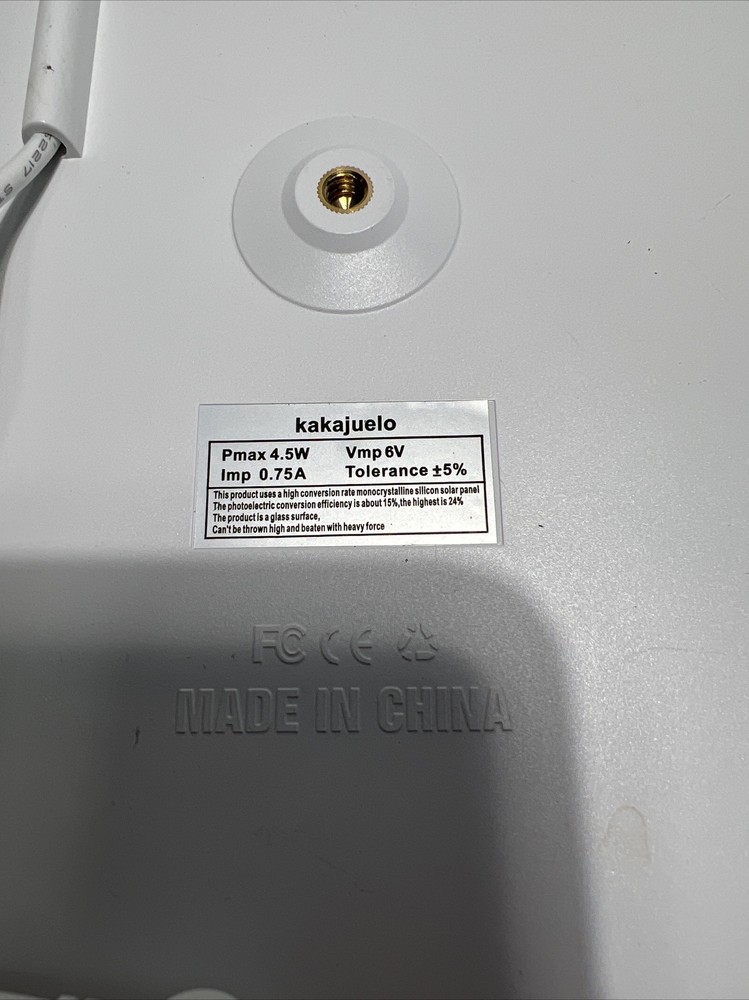 Kakajuelo Solar Panel for Ring Camera, Power Supply for Ring Spotlight Camera