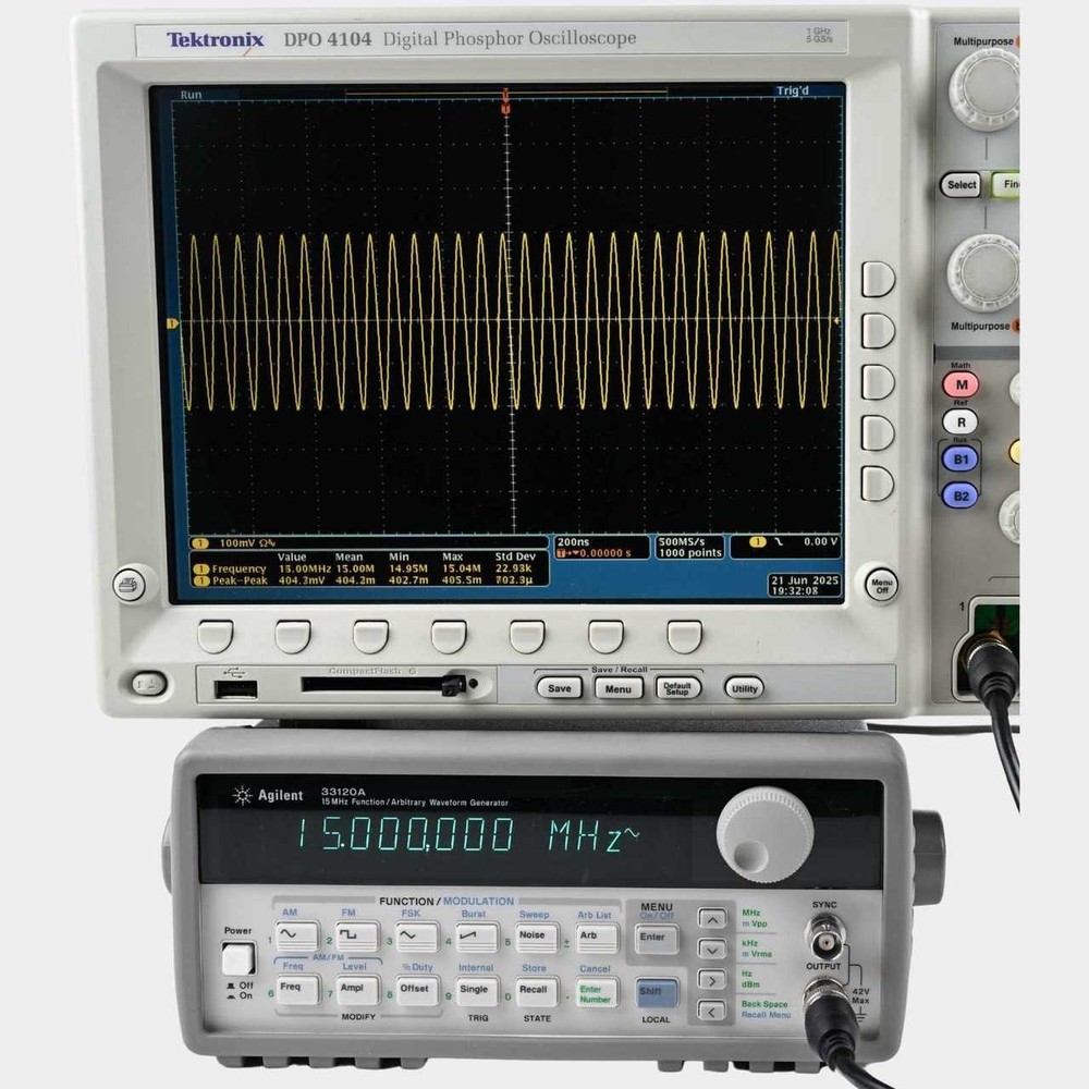 Agilent 33120A 15 MHz Function Arbitrary Waveform Generator REFURB, CALD, NICE