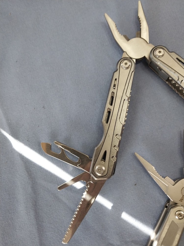 2 high quality multi tool pliers scissors nice screw driver saw