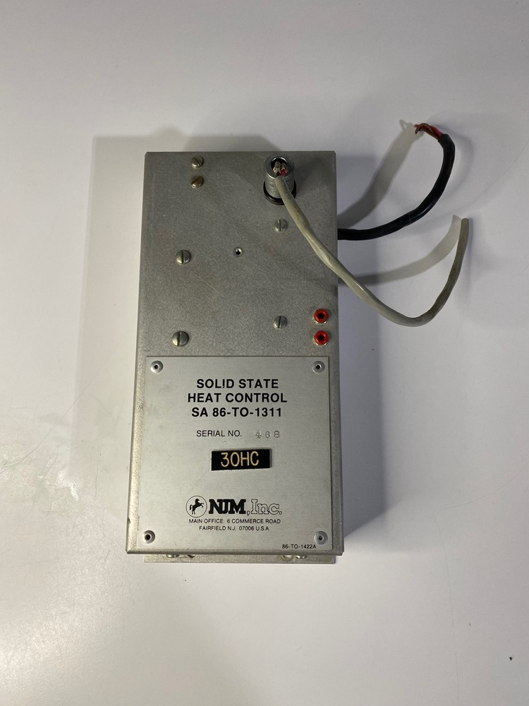 ONE (1) NJM Solid State Heat Control SA 86-TO-1311 (USED)