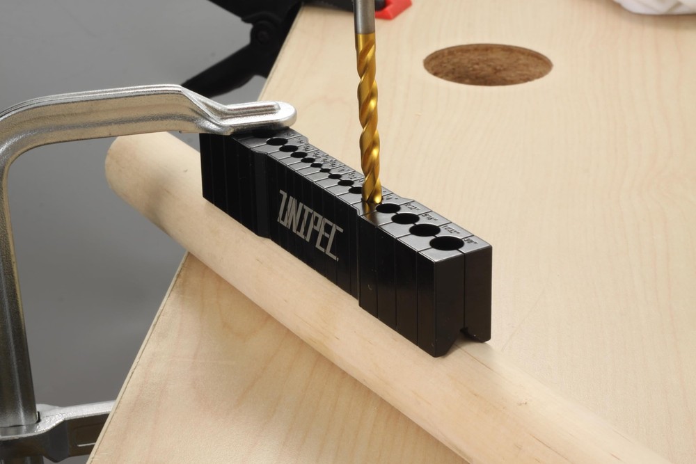 UNIPEC Precision Drill Guide – Compact Portable Drilling Block for Straight H...