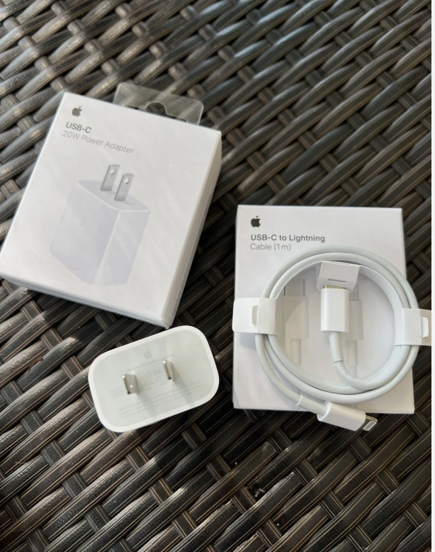 OEM Genuine  Apple iPad 20W USB-C Wall Charger Power apapter Cable Original