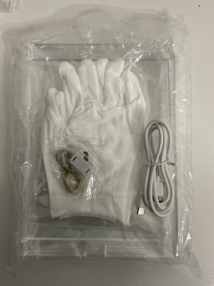 Naconmlet Display Case Mini Action Figures With Lighting Sistem