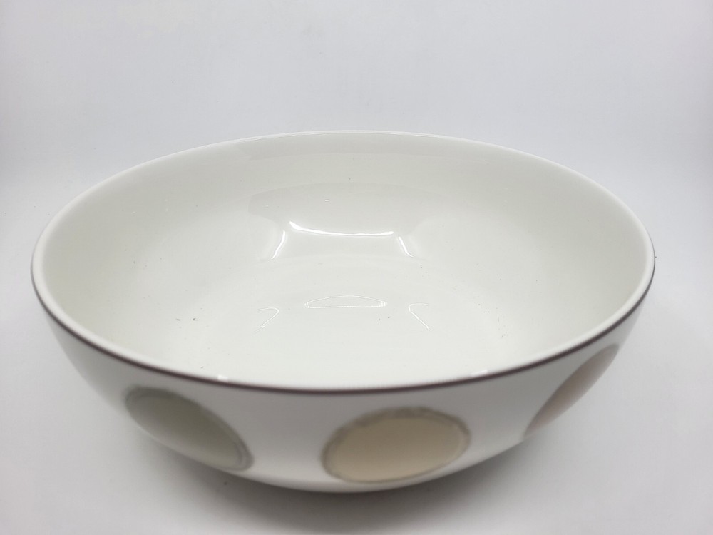 NORITAKE MOCHA JAVA ROUND VEGETABLE / SERVING BOWL - 10 1/4" x 3 1/2" -0403B